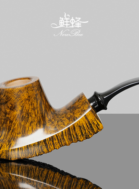 NewBee石楠木烟斗手工实木瘤皮火山桌斗传统老式过滤男士专用烟具