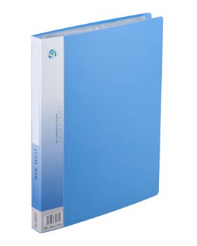 齐心资料册A4纸办公学生透明插页袋资料本文NF20 30 40 6080100AK