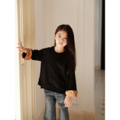 插肩卫衣男童女童秋冬长袖 小鸡家原创亲子装 鱼跃福来改良休闲中式