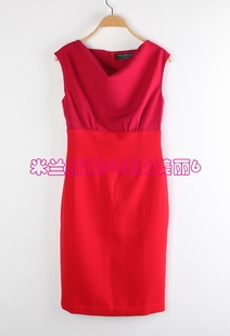 原888捡漏高档优雅复古古典中国风背后精美刺绣珠片修身 连衣裙