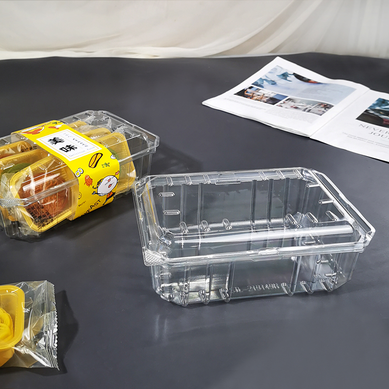 烘培月饼蛋糕打包盒西点1300ml蔓越莓雪花酥一次性透明包装盒清仓