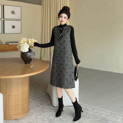 连衣裙巨好看叠穿两件套