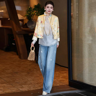 年轻版新中式外套女装2026新款春季时髦外穿上衣国风禅意佛系唐装