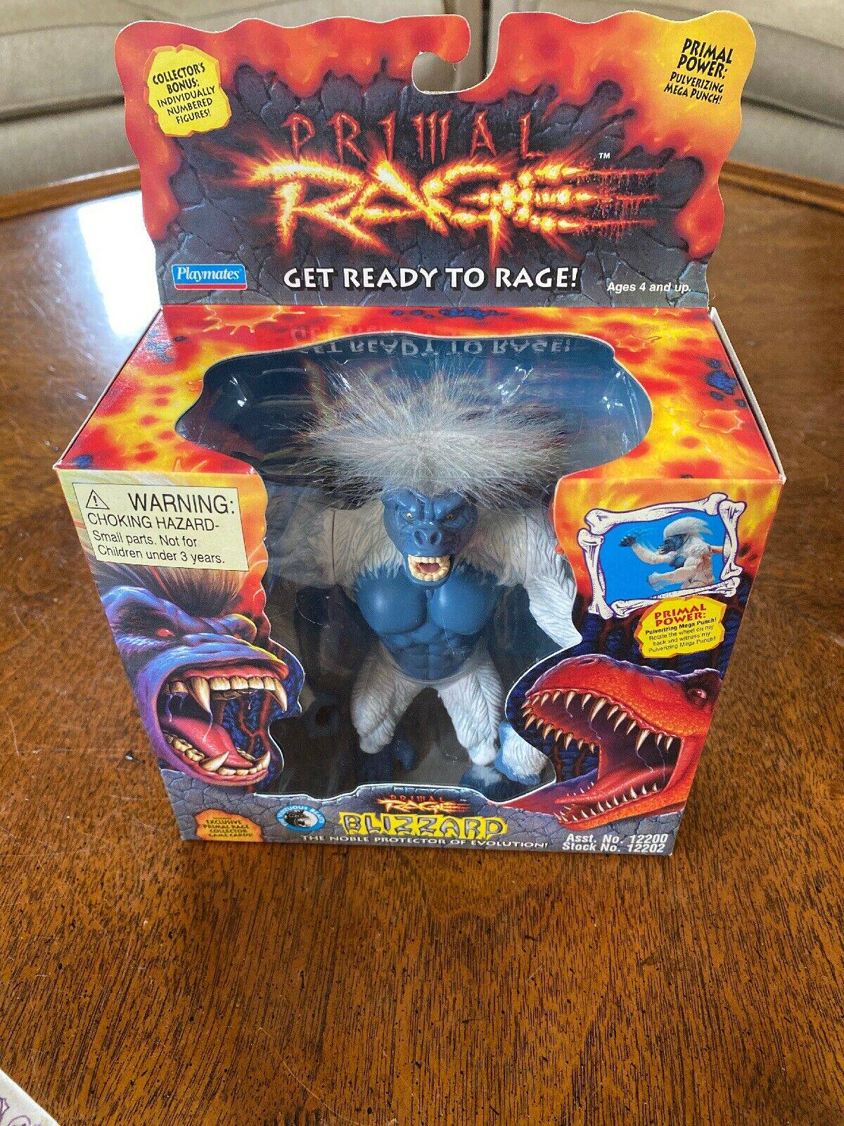 彩星playmates 恐龙格斗 primal rage blizzard暴雪 全新现货