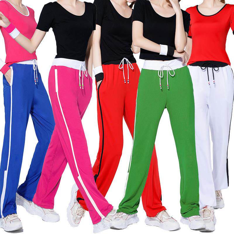 广场舞服装两件套女练功服中老年团体演出服跳健身操广场舞服装