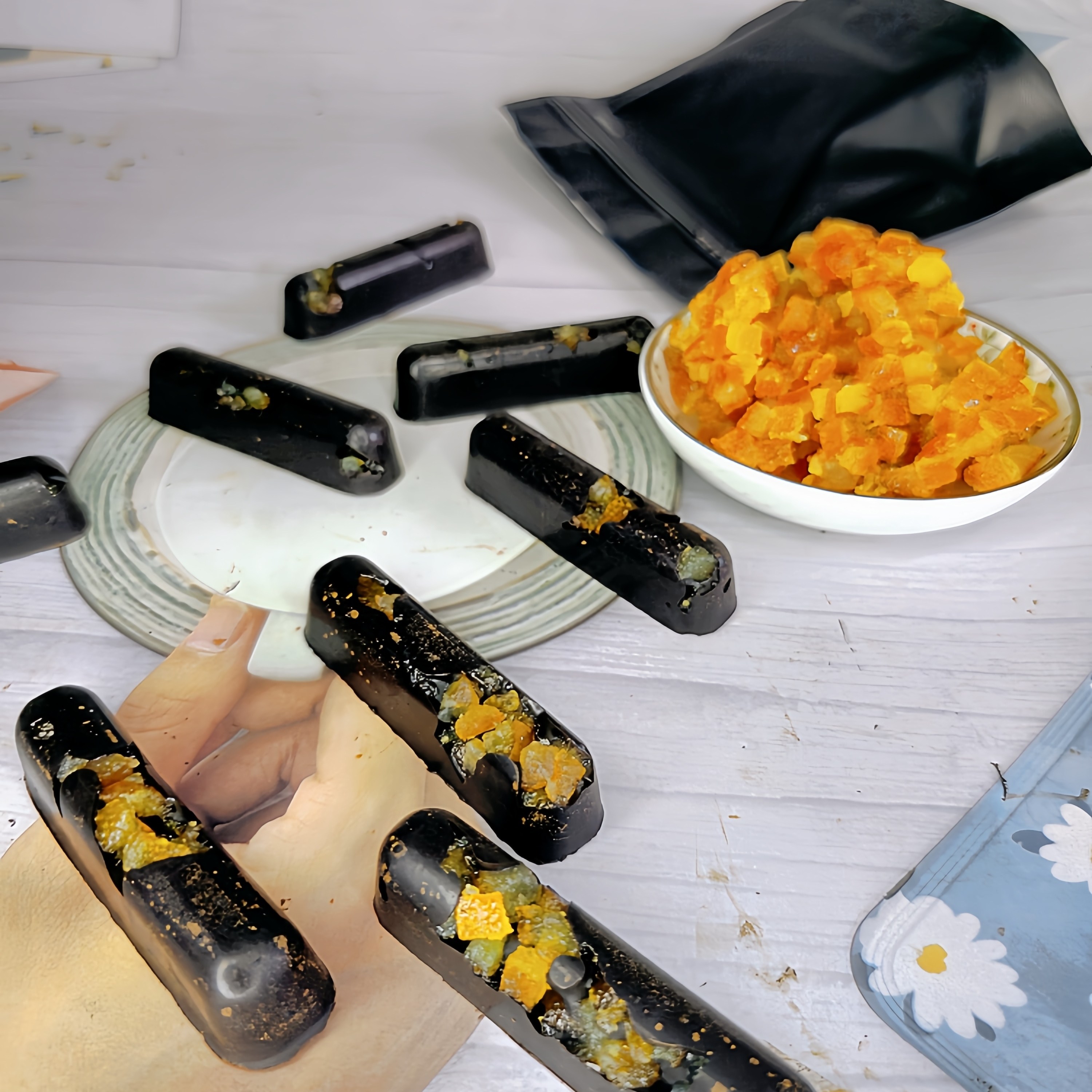 25年夏季新品 糖渍橙皮丁无蔗糖黑巧克力小排条,零食/坚果/特产,黑巧克力,淘宝优惠券,粉丝福利购,淘宝优惠卷