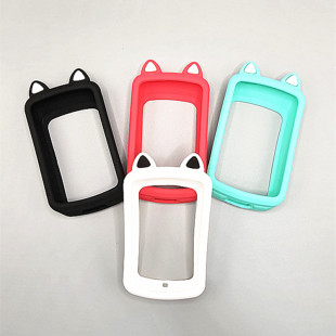 Magene迈金C506码表保护套硅胶自行车无线卡通猫耳朵送高清屏幕膜