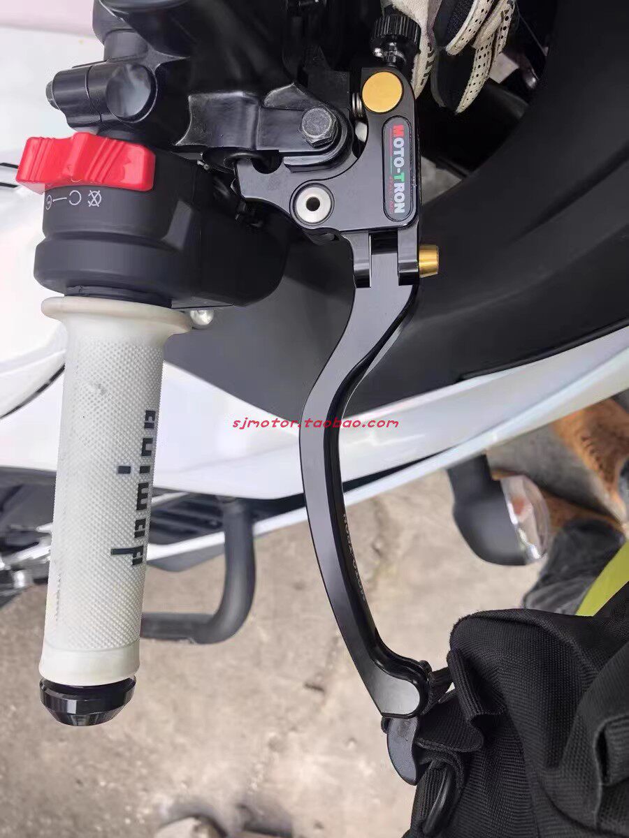 MOTO-TRON 수정된 YAMAHA R3|MT03 노동 절약형 클러치 레버 혼 어셈블리 케이블 범용