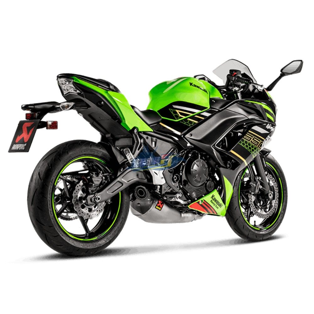 天蝎akrapovic 川崎z650/ninja650 改装钛合金全段排气管
