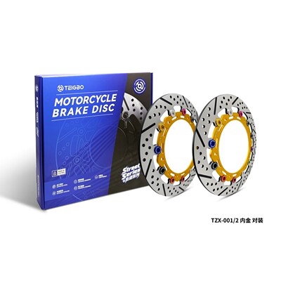 TEIGBO浮动前刹车盘适配张雪500