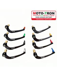 MOTOTRON 适用17MM 18MM车把 改装铝合金牛角 护弓风切护手手把