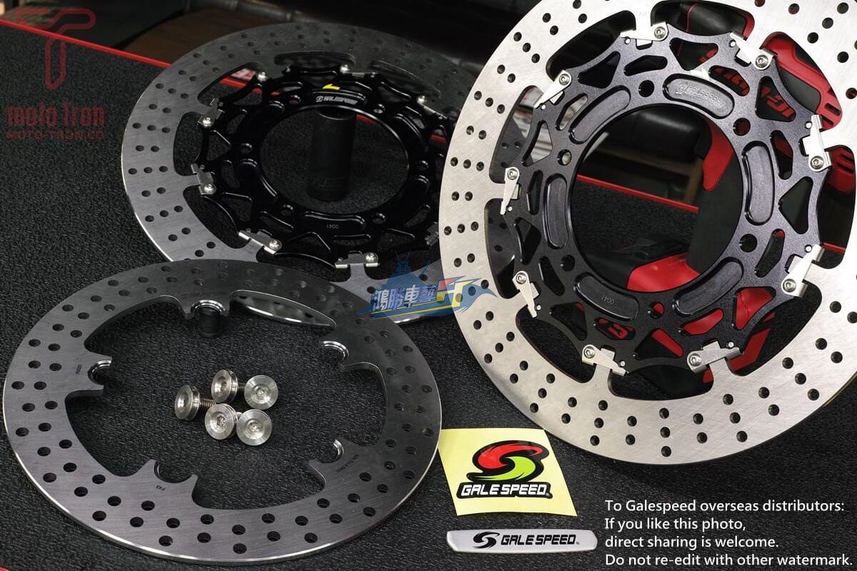 忍者400/Z改装全浮动前后刹车盘