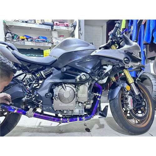 赛600追600改装排气全段前段
