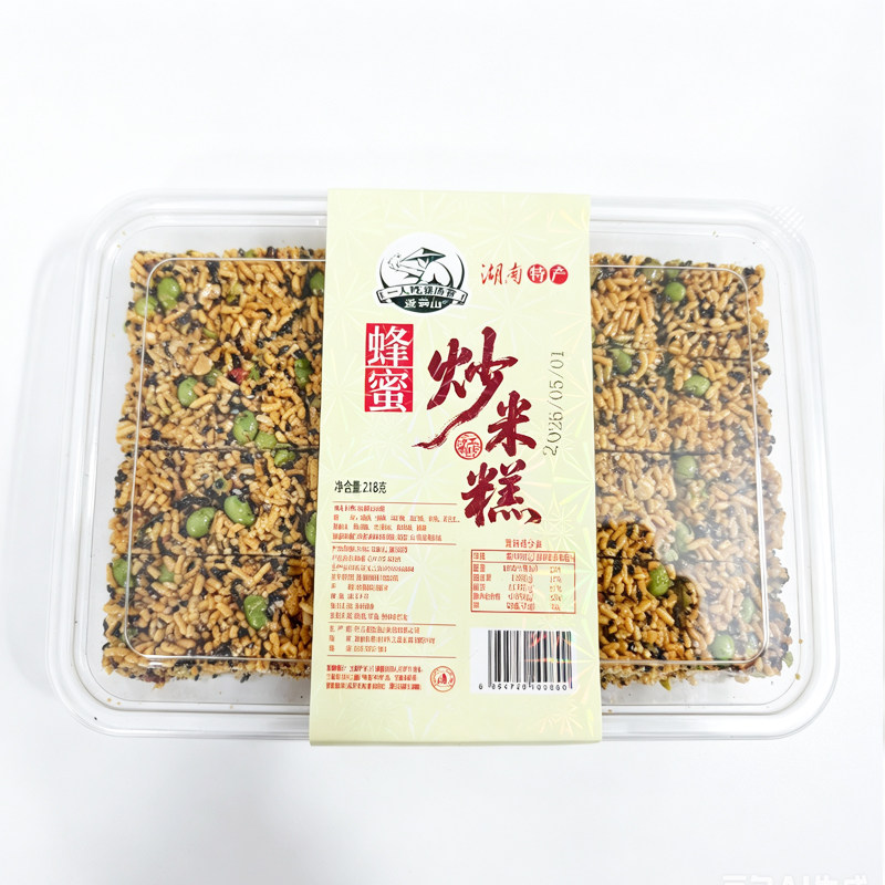 连云山蜂蜜炒米糕湖南特产休闲零食特色小吃传统糕点湖南平江特产