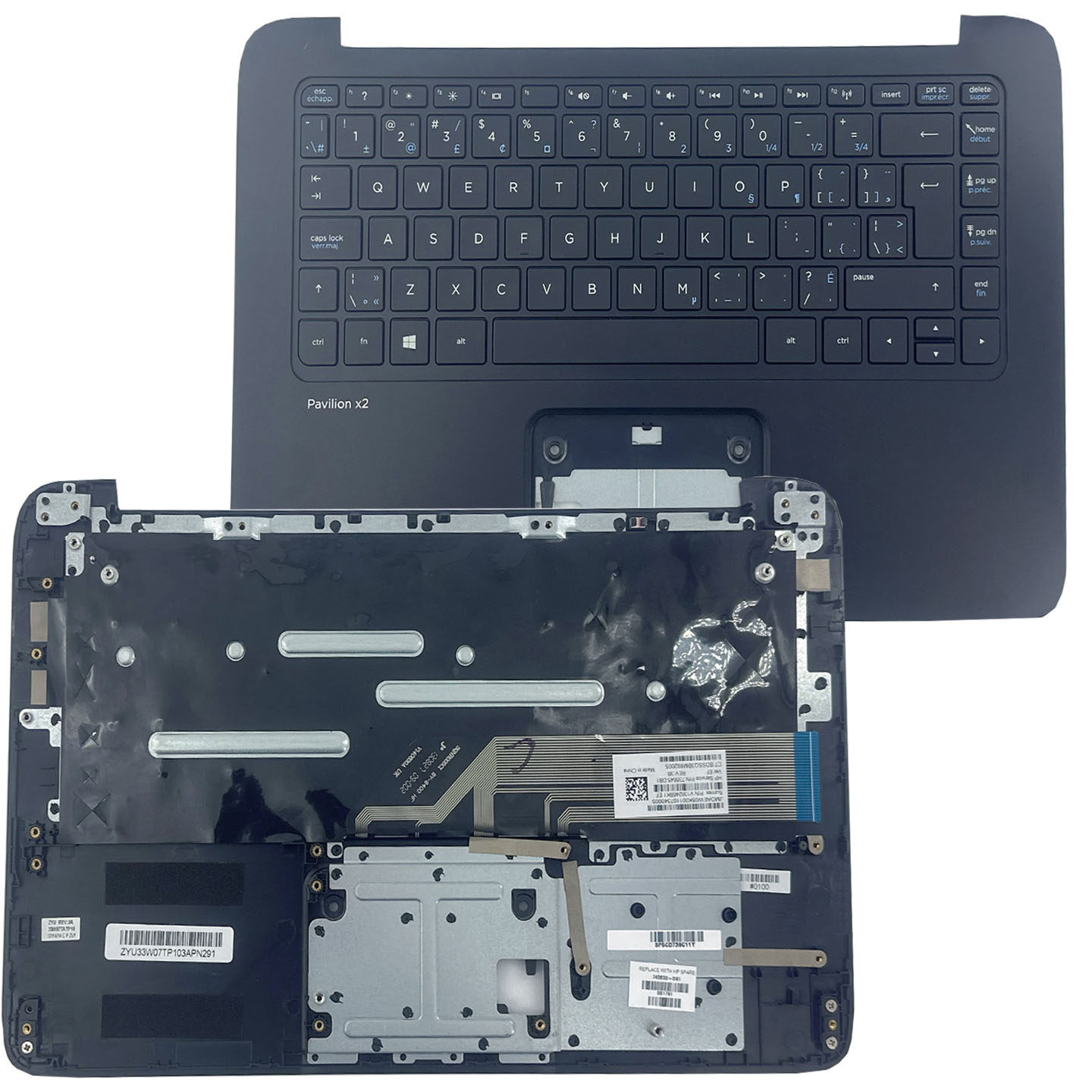 适用于HP/惠普 PaviIion X2 13-P Split 13 笔记本 键盘 C壳 总成