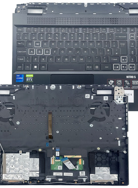 适用于宏基暗影骑士.擎 AN515-58 N22C1 AN515-46键盘C壳背光总成