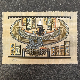 埃及莎草画埃及纸莎草画埃及草纸画埃及国家博物馆商店同款30*20