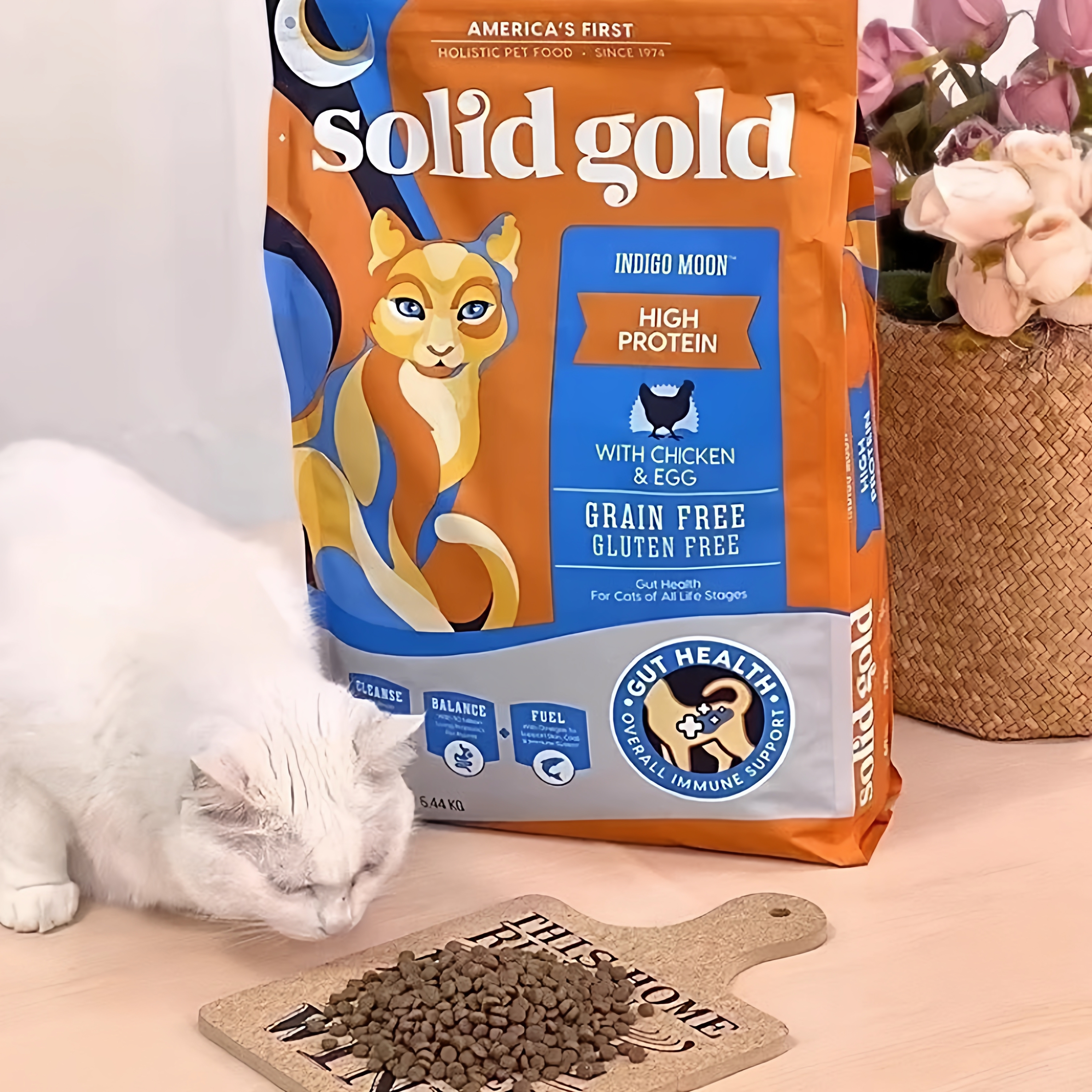 SolidGold金装素力高猫粮12磅