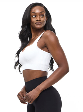 buffbunny ribbed seamless crop top