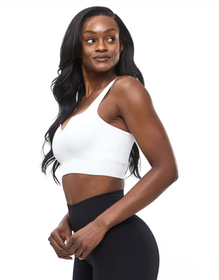 buffbunny ribbed seamless crop top
