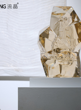 NEWKNG流晶钻石形状个性装饰摆件