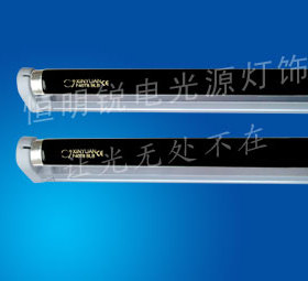 新型T810W/15W/20W/30W/40W紫色灯管配一体化铝支架/紫光验钞灯管
