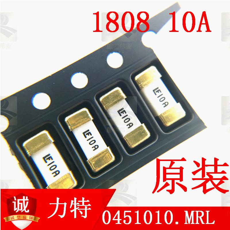 0451010.MRL保险丝座1808 125V10A一次性快断原装力特Littelfuse-封面