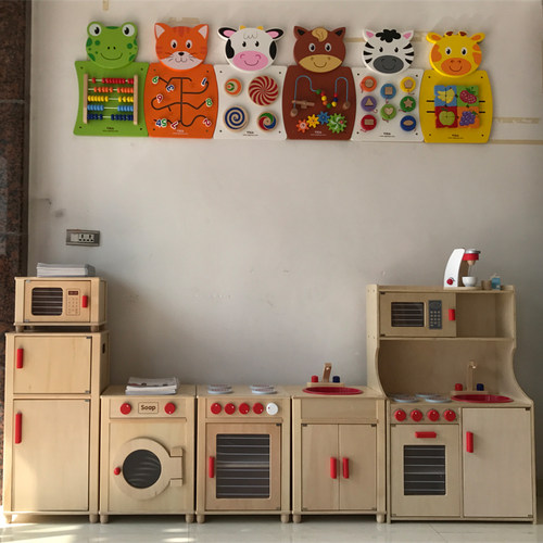 VIGA本色厨房六件套儿童仿真玩具