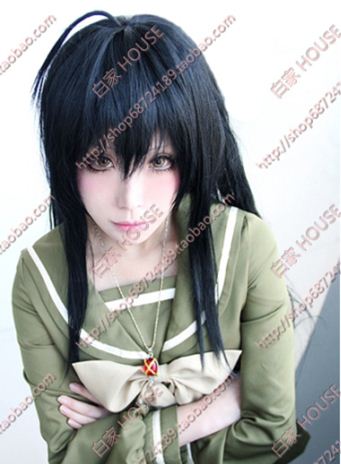 cos假发 黑色长直发 灼眼的夏娜 我的青春恋爱物语 雪之下雪乃