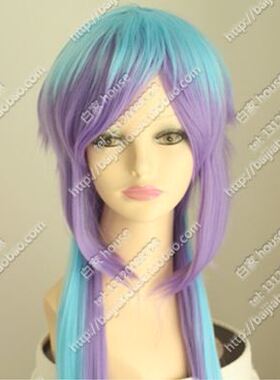 V家初音 苍姫 钻石姬COS假发/AOKI LAPIS 钻石娘原版120CM渐变色