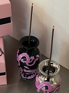 JXGZ吉星高照香插新中式 龙中国风新年乔迁节日礼物线香香插装饰