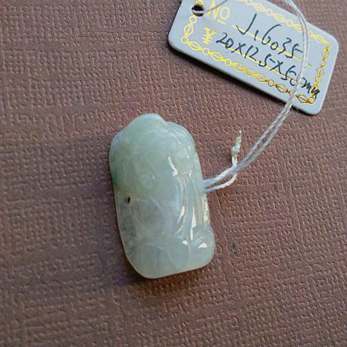 天然玉石翡翠戒指面招财貔貅戒指