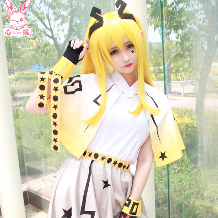 心缘已授权 凹凸世界cosplay宇宙系列嘉德罗斯性转cos服装假发