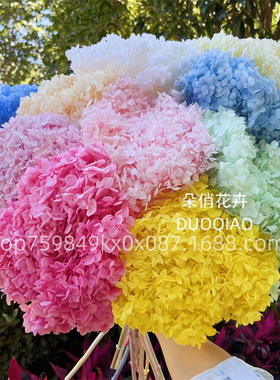 永生花安娜绣球花干花花束家居装饰摆件咖啡馆酒吧餐桌摆设