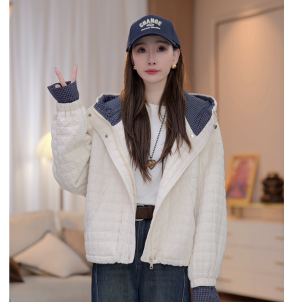 【新款上新】马克华菲新款连帽夹棉外套秋冬款加厚jcc