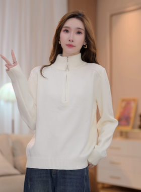 【新款上新】马克华菲女装加厚三股安迪绒针织外套百搭jcc