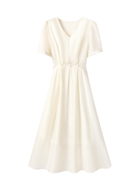 露露酱NN~「自由诗」马克华菲女装莱赛尔天丝连衣裙 F52026A592