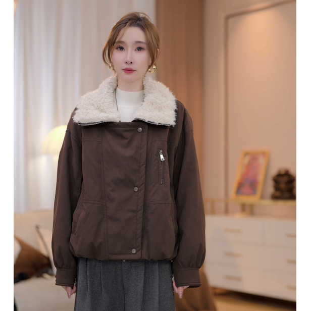 【新款上新】马克华菲新款翻羽绒服外套秋冬款夹克外穿轻奢风jcc