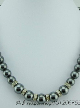 黑胆石能量螺丝扣保健项链