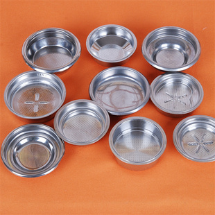 半自动咖啡机粉碗直径51mm和58mm单层和双层均有咖啡粉饼碗心形饼