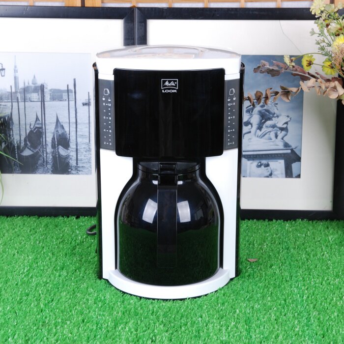 Melitta/美乐家大容量美式保温咖啡壶THERM滴漏式咖啡机675珍珠白