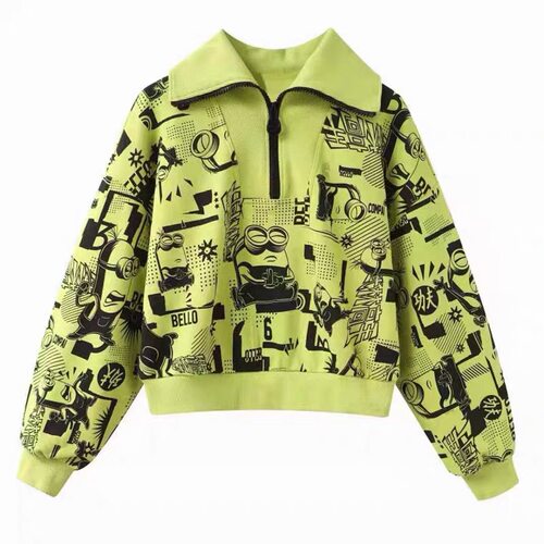 黄人黄人联名拉链衣服纸样