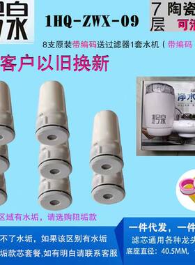 1号泉龙头净水器 一号泉净水器滤芯带编码 JSQ-09正品带编码