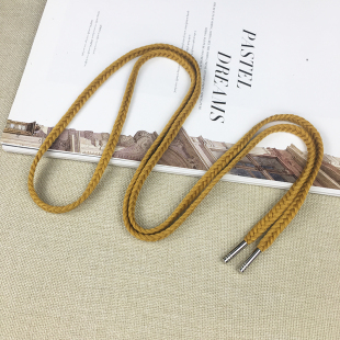 中国风纯棉线细腰带女时尚 饰腰链 简约百搭配裙子民族风休闲棉麻装