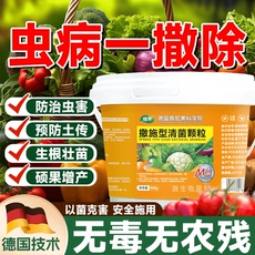 Рассада/питание 农用撒施型清菌颗粒菜地土壤杀虫剂农田除虫生根壮苗瓜果蔬菜通用