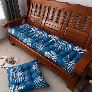 加厚红木椅坐垫长条联邦椅垫子老式 木沙发垫沙发木质坐垫三人位