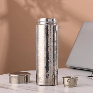 原900+！来淘宝！户外纯钛双层保温杯钛合金保冷杯子400ml大容量