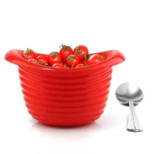 大爱！必入！出口食品级硅胶碗水果拌饭家用耐热巧克力融化食面盆