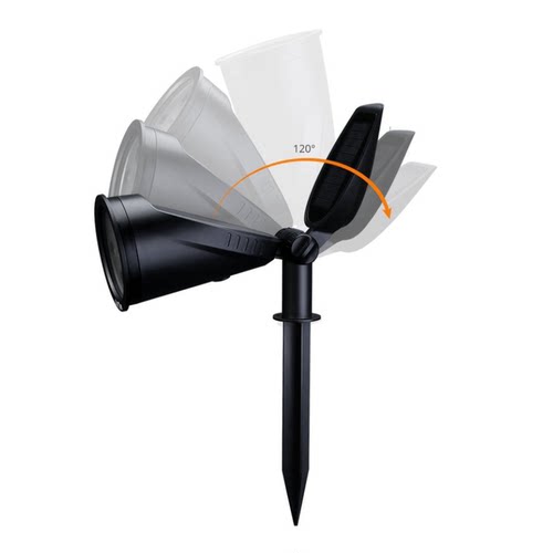 电动景观灯带2个太阳能电池板