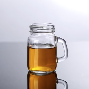 随便给点！冷萃浓缩咖啡分装瓶梅森公鸡杯无铅玻璃杯子果酱杯小巧